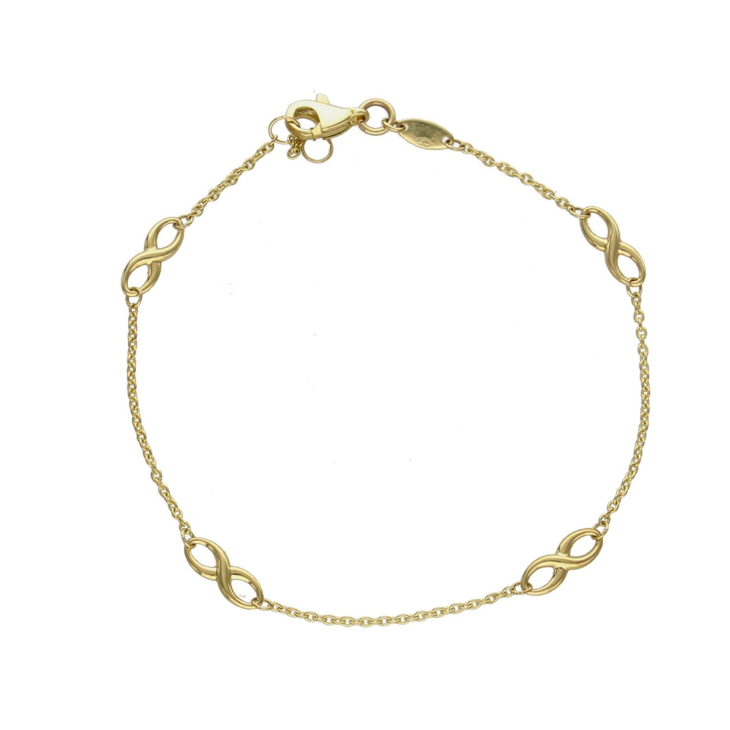 Bransoletka złota nieskończoność próby 333 BR 652.jpg